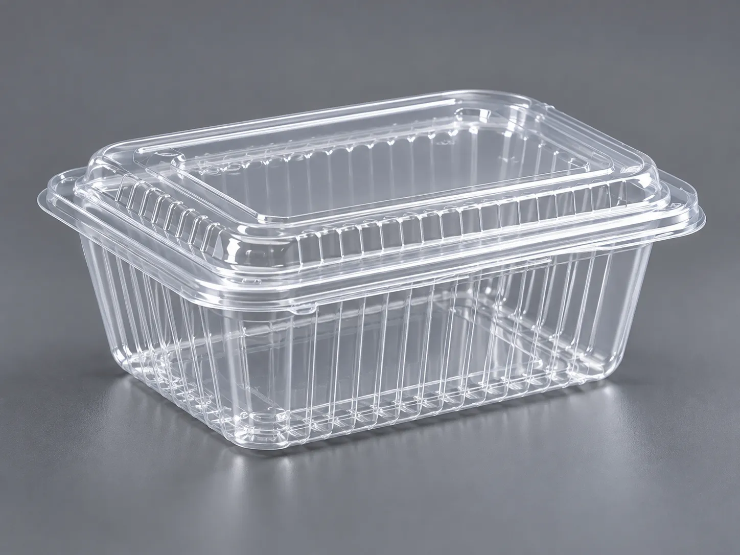 Wadah makanan plastik PP transparan